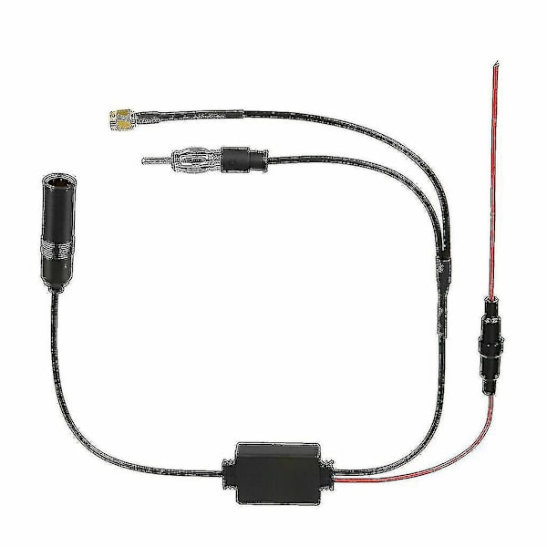 Universal DAB FM AM Bilantenn Splitter Adapterkabel Digital Radioförstärkare