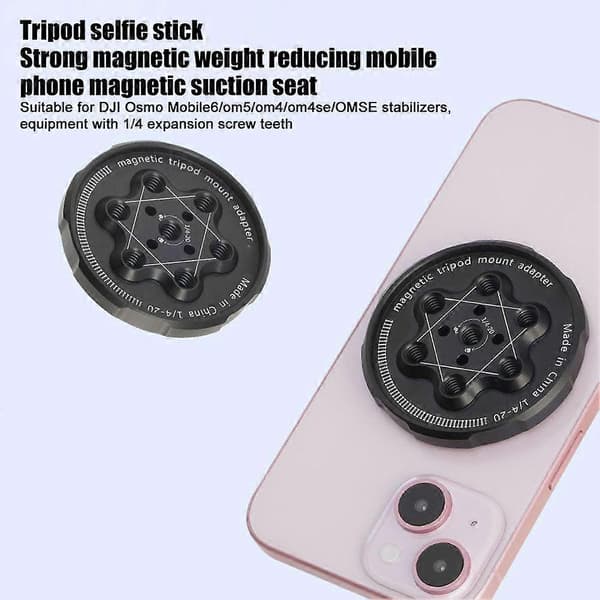 2024 Uppgraderad Magnetisk Tripod Selfie Stick för Magsafe Magnetisk Bas