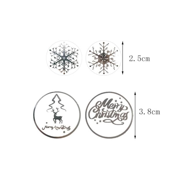 500 kpl Hyvää joulua -tarrat korttimerkki 3,8 cm 3.8cm 3.8cm