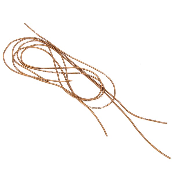 Embroidery Thread Copper Wire Sewing Luster 1.5mm Dia. Manual DIY String Coffee
