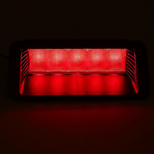 5 LED 12V Universal Bil Högt Monterat Bakre Tredje 3:e Bromsljus Stoppljus Röd