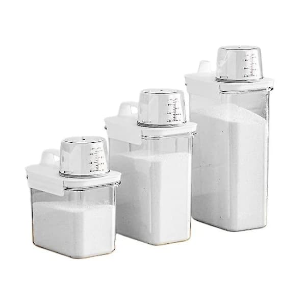 Sealed Detergent Container Washing Powder Storage Box Cleaner Laundry Storage Box (Multiple Options) 2300ML