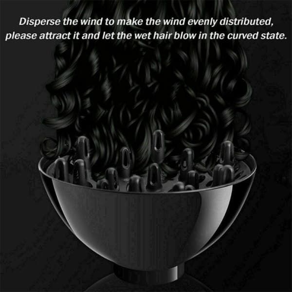 {xjxj}Universaldeksel Styling Salong Krøllete Hår Diffuser