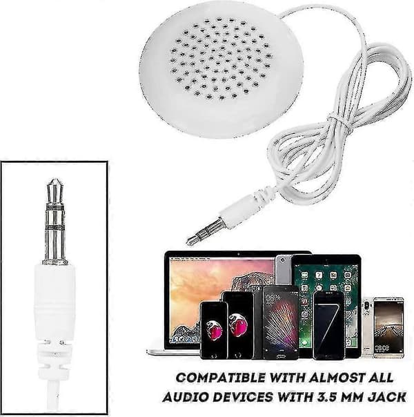 1 pc Under Pillow Speaker Pillow Talk Sleep Or Hypnosis Speaker With 3.5mm Jack