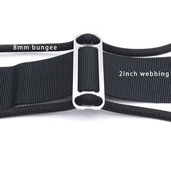 Sidemount Tri-Glide Belte BCD Feste Spenne Tauholder Feste Spenne for dykking