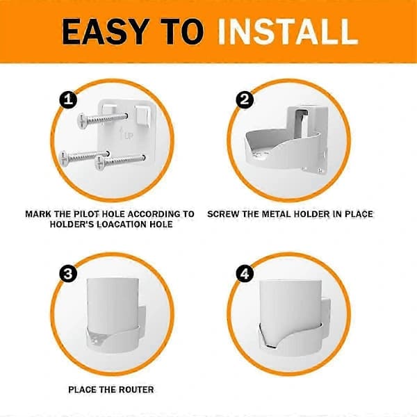 Wall Mount for Deco X20 X60 X50 X55 Wifi 6 Wall Mount with Cable Organizer Home Mesh Wifi S