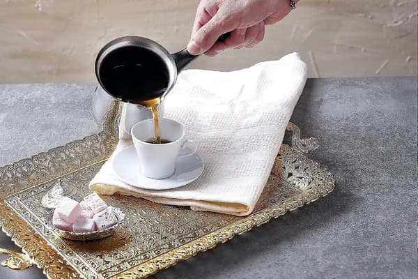 Tyrkisk kaffekande | Kaffebrygger i rustfrit stål | Varmer til smørsauce | Lille varm gryde til komfur