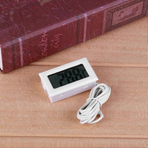 Fiskeakvarium Vannkjøler 2m Probe LCD Mini Digital Termometer Temperaturtester