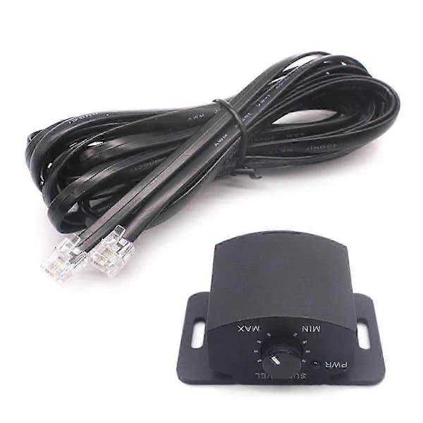 Amplifier Bass Control Remote Control 6-Pin Subwoofer Remote Control Volume Adjustment Knob