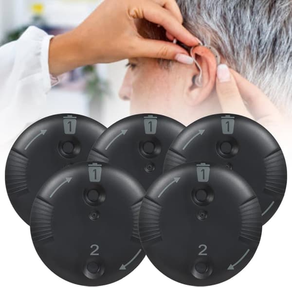 Cerushield Disk V2.0 – 1 / 3 / 5 stk Phonak Høreapparat Tilbehør, Ørevoksfilter til Høreapparater, Forbedrer Lydydelse 5-pak 5-Pack