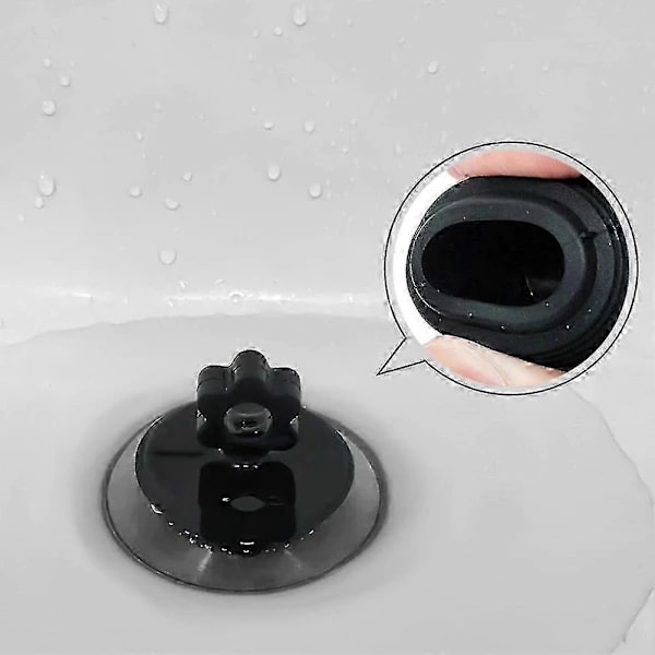 Universal badekarpropp, silikon badekarpropp badekaravløpspropp kompatibel kjøkken badekar