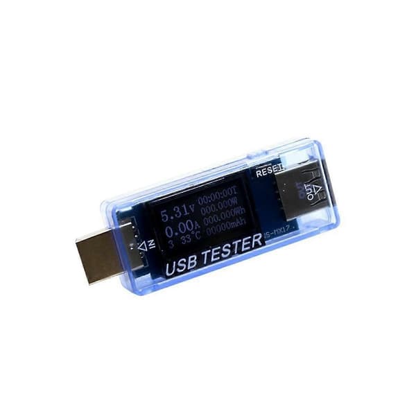 USB ER Måler 4V-30V Digital Voltmeter Volt Måler Bank Wattmeter Volta ER D