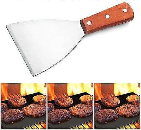 Grillskraber Stegebord Rustfrit Stål Kommerciel Kvalitet 8 1/4 Tommer Teppanyaki
