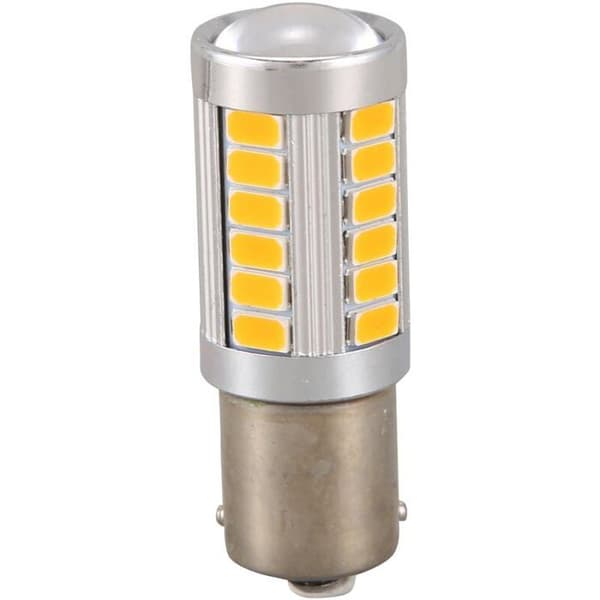 Stk. 1156Py Bau15S Py21W LED 33 SMD Bil Bageste Blinklys Bremse Baklys Pære Y PZCC