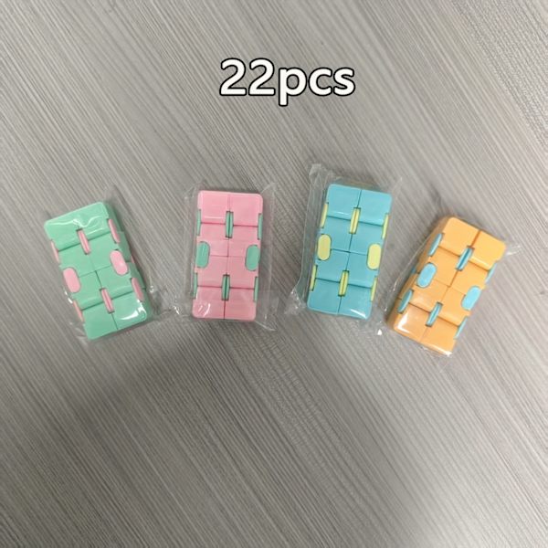 22 st Mini Flip Cube Pusselleksak - Infinite Loop Fidget-FX-