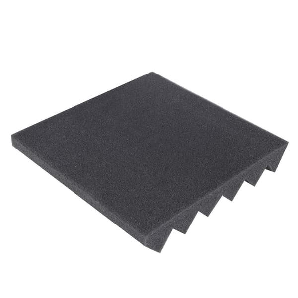 Akustisk panel Studio Skumkile DIY Installasjon Lydabsorberende Veggpaneler Svart