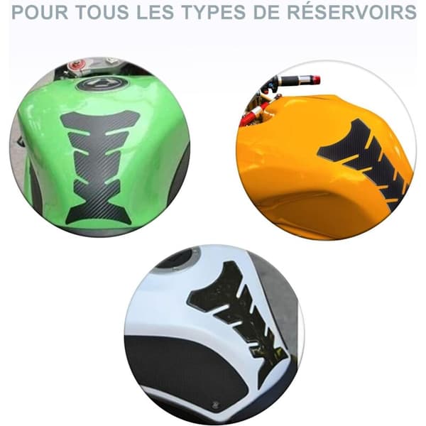 Universal Motorcycle Tank Protector Powerful Self-Adhesive Stickers Motorcycle Tank Protector Pads Accessories Tank Pad Sticker Protected Paint