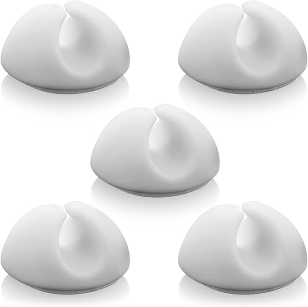 5X Kabelbånd Kabelholdere Kabelhåndtering Kabelfiksering Kabel Eller