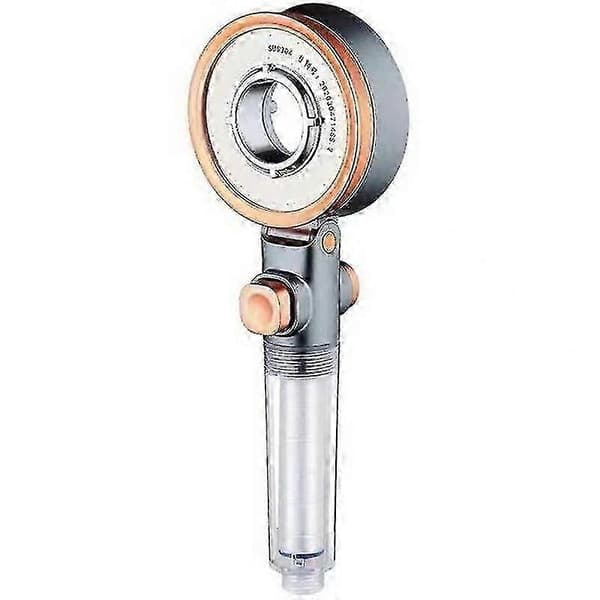 Double-Sided Shower Head Rain Shower Bathroom 3 Modes ABS Round Chrome Water-Saving Nozzle G1/2 Wall-Mounted Adjustable Shower