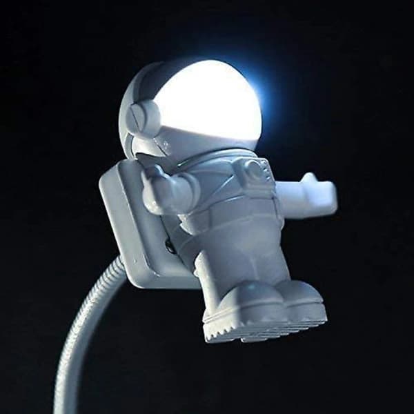 Hotsælgende mærke Ny kreativ rummand astronaut LED fleksibel USB-lampe til bærbar PC Notebook