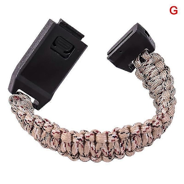2 stk. Paracord Armbånd Nødtau Med Overlevelsesfløyte Og Kniv For LGL G
