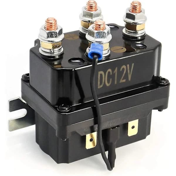 12V 250A Magnetisk kontaktor for vinsj Kompatibel med 3000-5000Lbs vinsjer