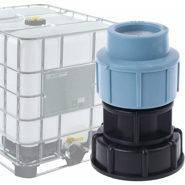 IBC Tank Adapter S60X6 Slanganslutning för IBC Vattentank 25mm Utloppsbåge