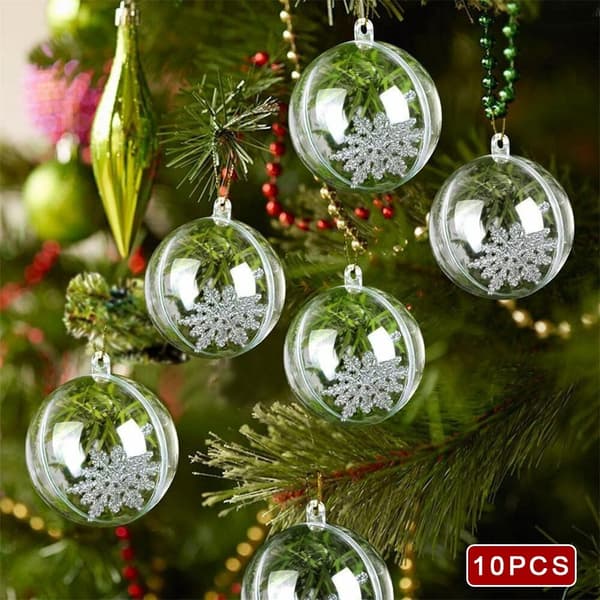 10 pcs Christmas Tree Baubles in 5 cm Diameter for Christmas Tree DXGHC