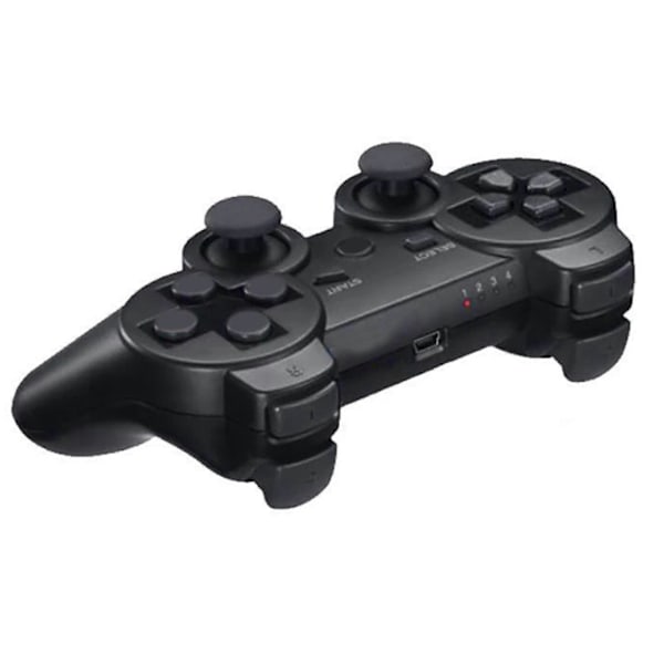 2 st Bluetooth-spelkontroller Universellt tangentbord Trådlös Bluetooth-spelkontroll för PS3 Svart