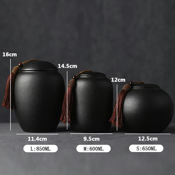 Small Pet Cremation Urn - Sealed Ceramic Keepsake for Dog and Cat Ashes [JUN] M M