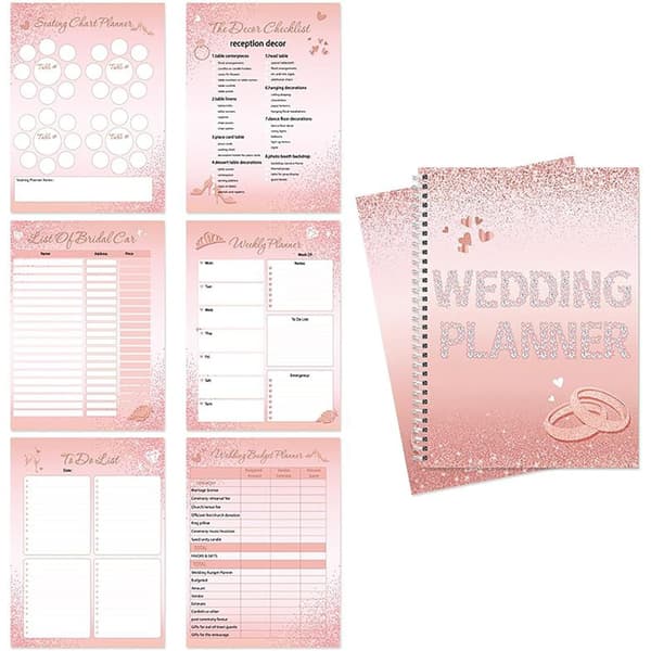 Wedding Planner Notebook: Customizable Event Planning, Budget Tracker & Checklist Organizer