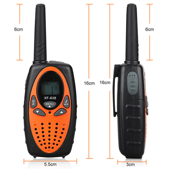 Walkie Talkies for barn, leker for 5-13 år gamle gutter og jenter, tastelås