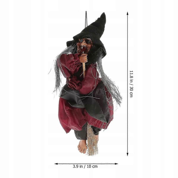 2025 Scary Halloween Witches Decorations Hanging Doll