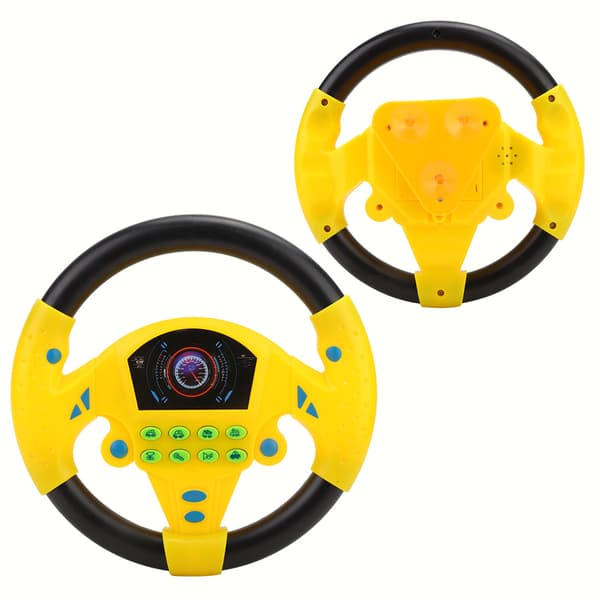 Imaginative Playmate: Rattle Toy with Interactive Sounds, Educational Gift for Toddlers to Learn Car Effects While Having Fun