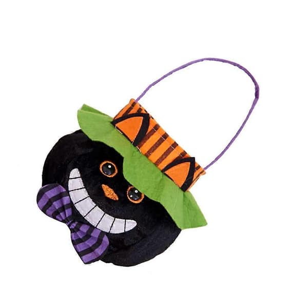 Barn Härlig Halloween Dekor Barn Godispåse Halloween Väskor Tyg Barn Bus eller Godis Väskor