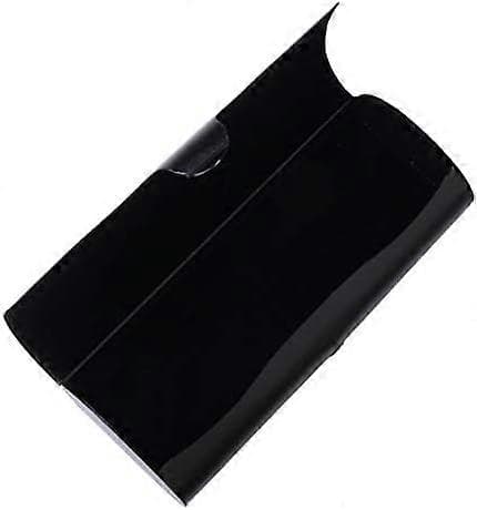 Slim Aluminum Eyeglass Case, Lightweight Eyeglass Protective Case with Aluminum Outer Shell and Snap Closure for Women Men