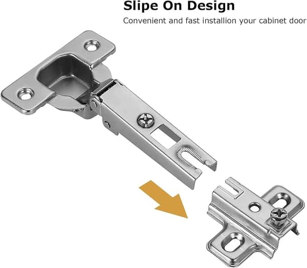 Partial Overlay Kitchen Cabinet Hinge, 110° Opening Angle Cabinet Door Hinge Kitchen Cabinet Door Hinge