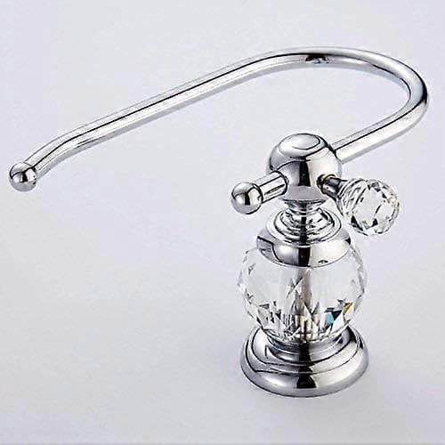 Crystal Series Toiletpapirholder i messing, poleret krom
