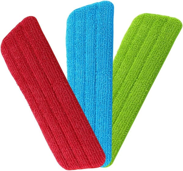 *3 Rengjøringsdeksel Erstatning Mikrofiber Kost Mopp Erstatning for*