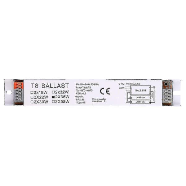 220-240v AC 2x36w Bredspænding T8 Elektronisk Forkobling Fluorescerende Lampe Forkobling Ny