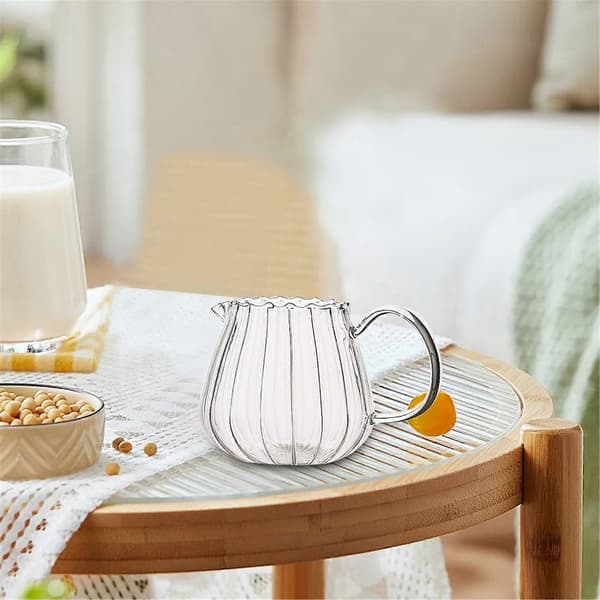 Glaskande Elegant formet kaffe mælkekande/serveringskande/kande/mælkekande til køkkenet