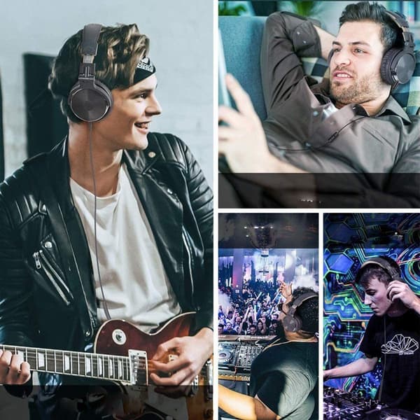Over-Ear Hodetelefoner Kablet Lukkede Studiohodetelefoner Over-Ear Hodetelefoner