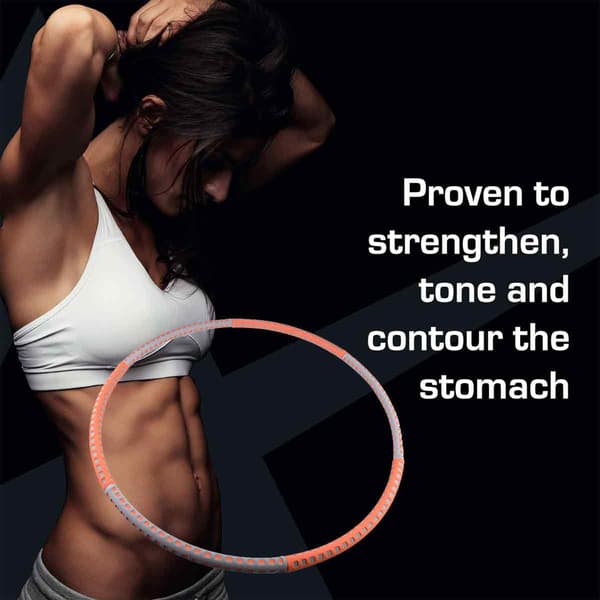 High-Performance Training Hoop for Effective Calorie Burning, Weighted Hula Hoop for Comprehensive Workout, Perfect for Home Use