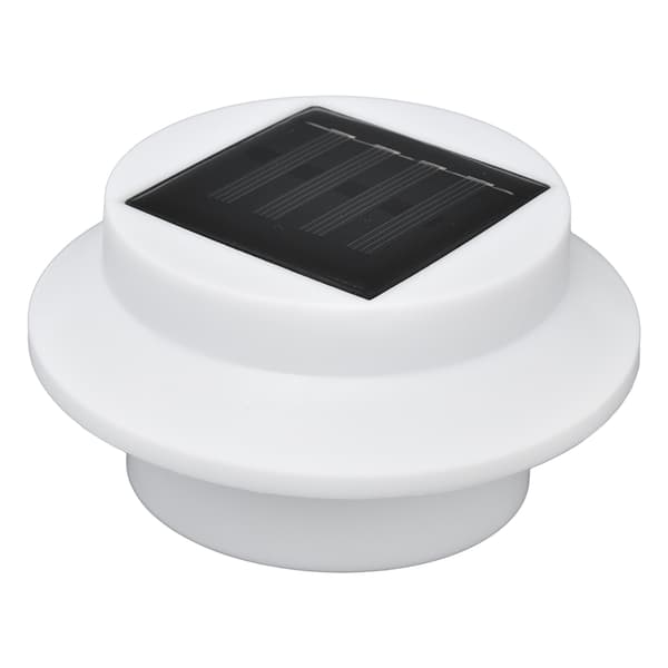 Utendørs solcellelamper for takrenner 3 LED Vanntette solcellelamper for gjerder, trappetrinn, hage og gårdsplass
