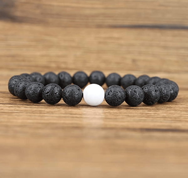 Stenbomb nubuck par armbånd seks rep