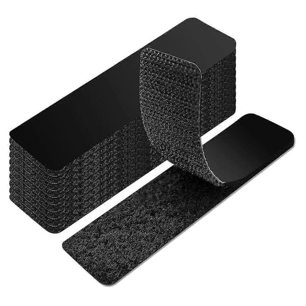 40 Pcs Hook and Loop Tape with Self-Adhesive Backing, 3 x 10 cm Double-Sided Strong Tape