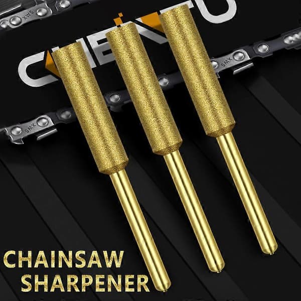 12× Diamond Chainsaw Sharpening Burr Grinder Chainsaw Drill For Dremel Jaf 4.8mm 4.8mm