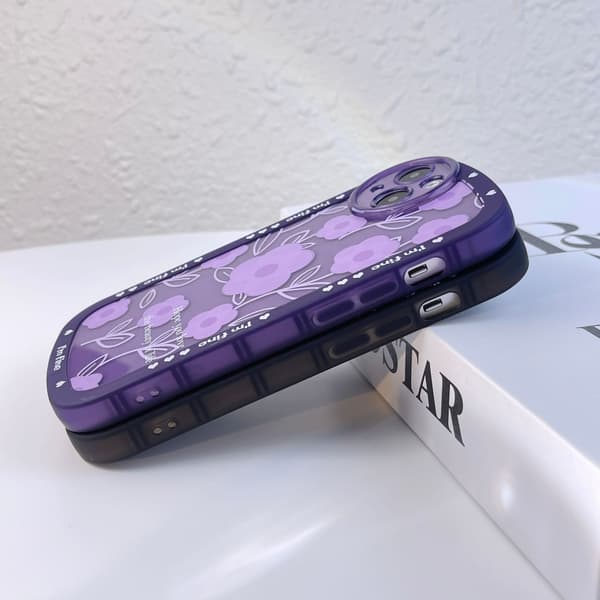 2-pakning premiumfarger for iPhone 13 Pro Max Søt Graffiti Kjærlighet