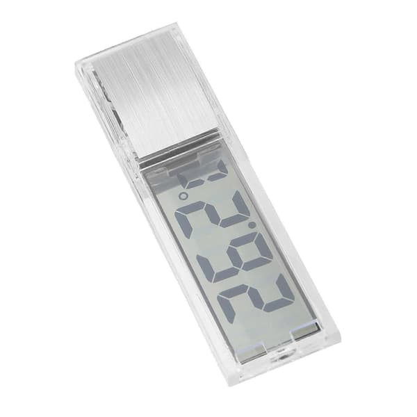 LCD Digital Aquarium Thermometer 3D Electronic Transparent Water Temperature Measurement