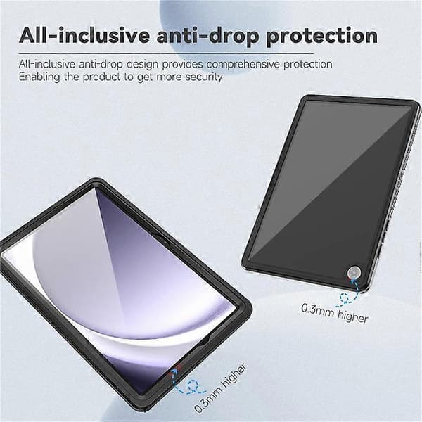 FS Waterproof Tablet Case Compatible with Samsung Galaxy Tab A9+ IP68 Full Protective Drop-Proof Case
